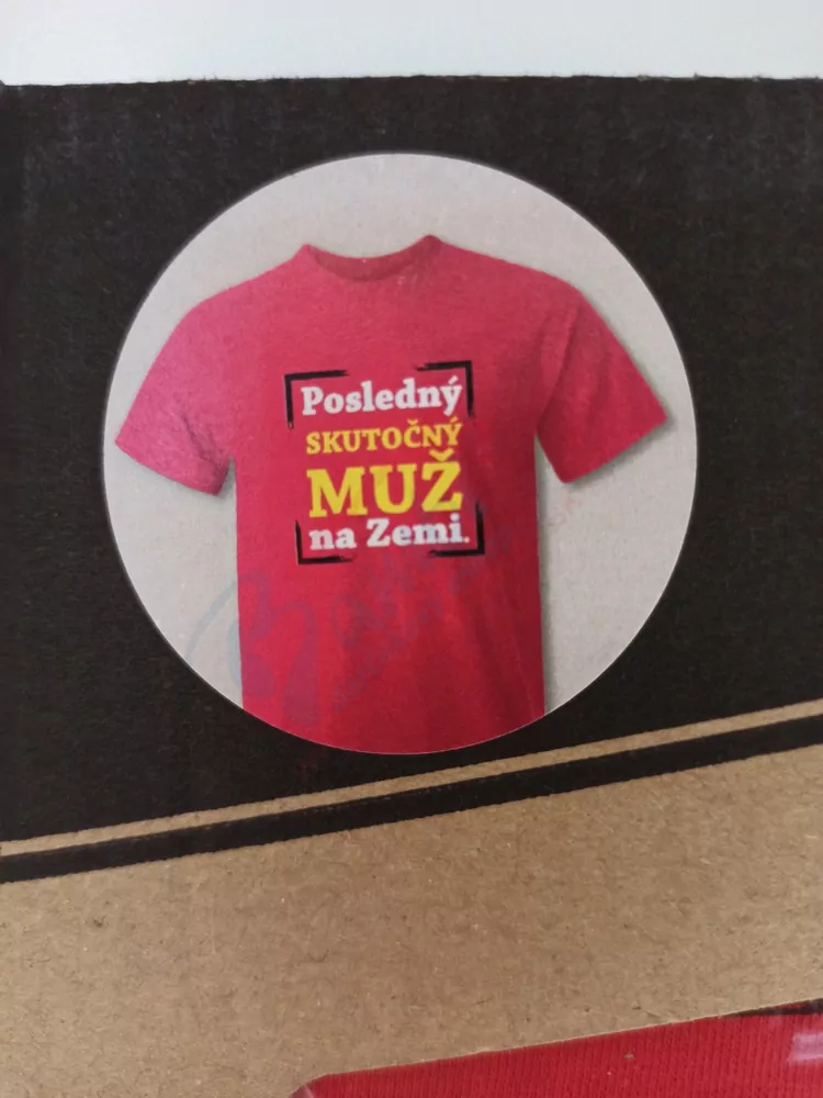 Tričko posledný skutočný muž na zemi