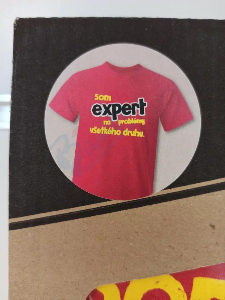 Tričko Som expert na problémy