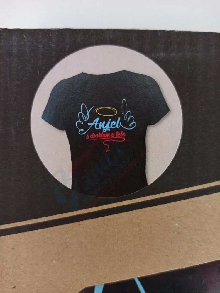 Tričko Anjel s diablom v tele