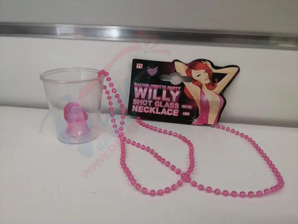 Štamperlík s penisom na retiazke