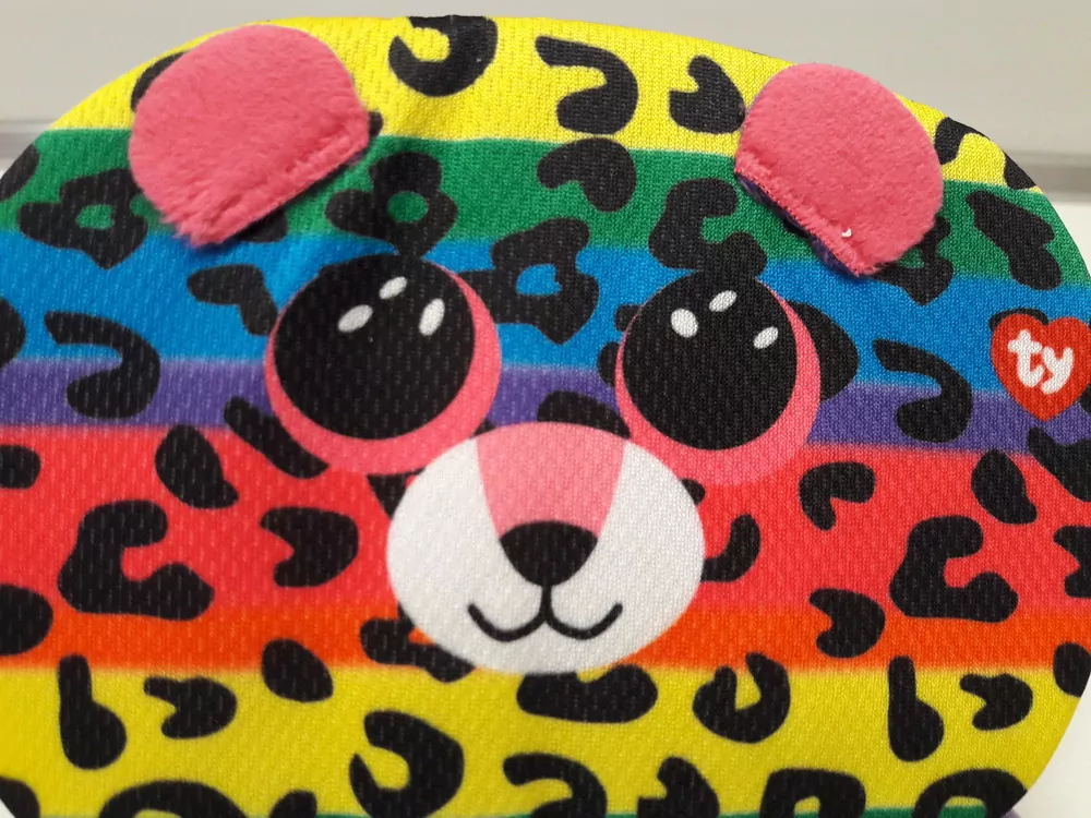 Detské rúško farebný leopard