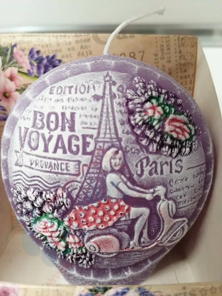 Sviečka Bon Voyage Paris