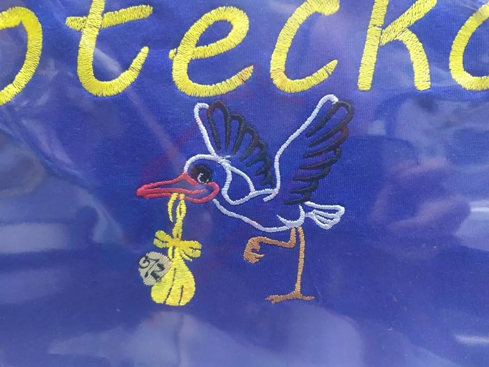 Vyšívané tričko Budem otecko