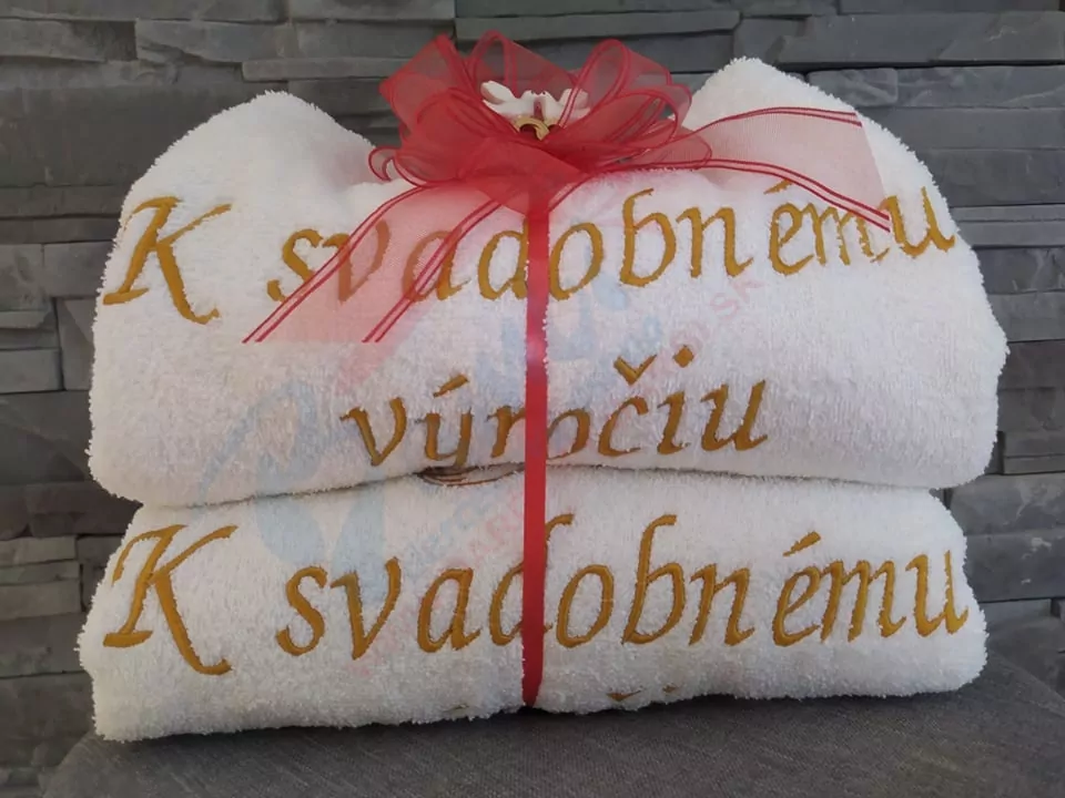 Darčekový set osušiek k svadobnému výročiu