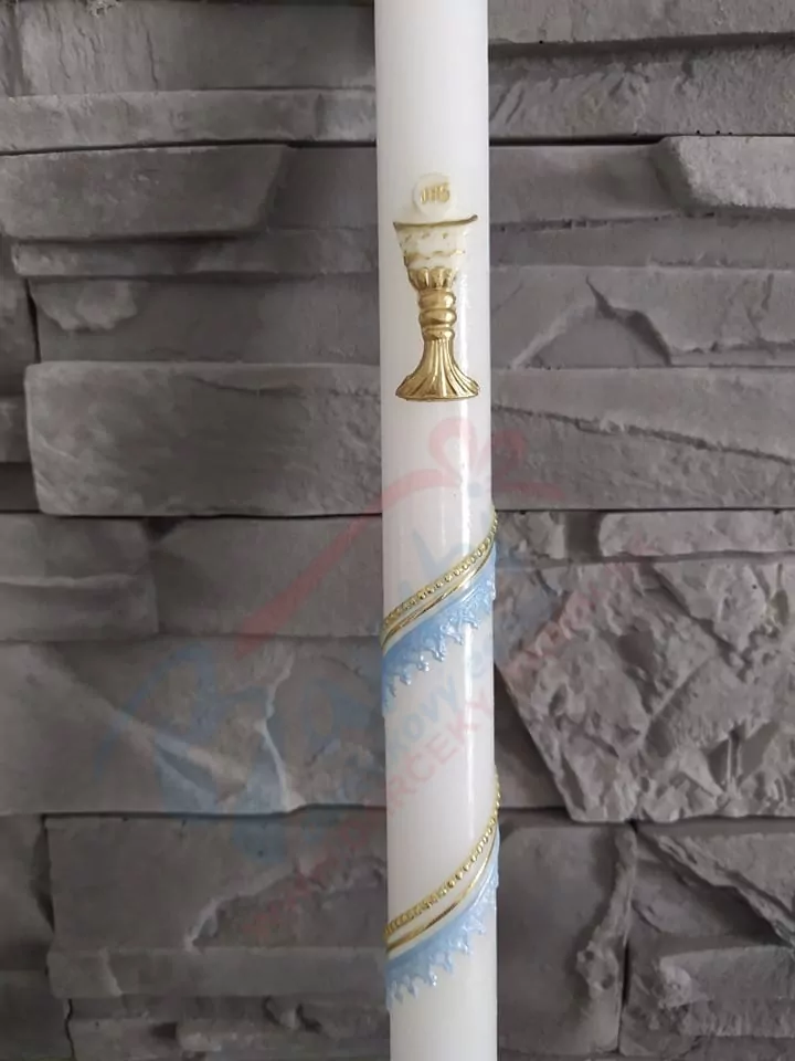 Sviečka Klasik - modrá