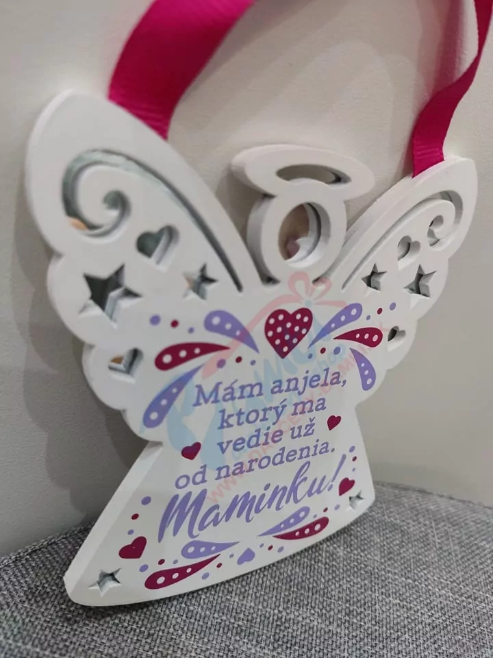 Drevená plaketka - Maminka