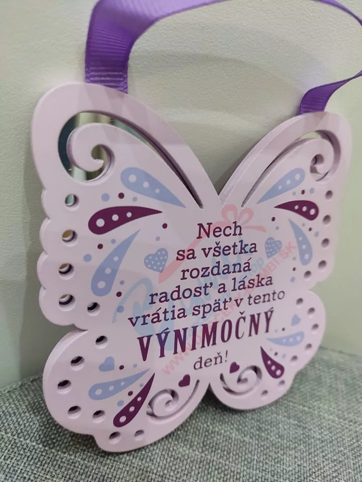 Drevená plaketka - Výnimočný deň