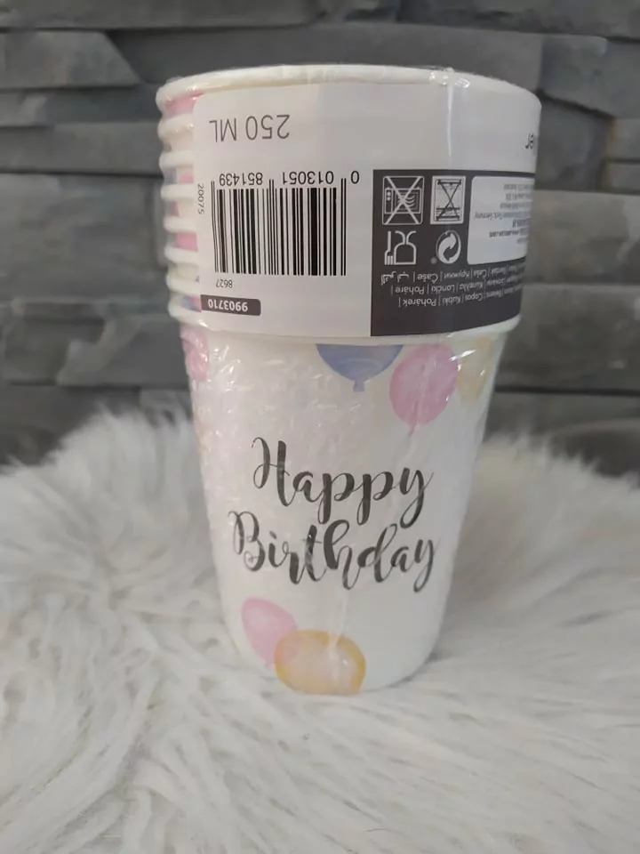 Papierové poháriky HB -bledé
