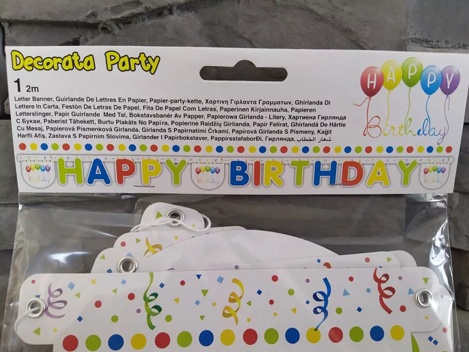 Girlanda Happy Birthday