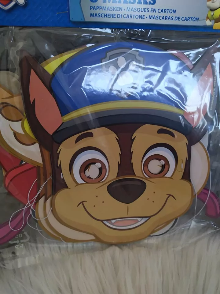 Papierové masky Paw Patroll