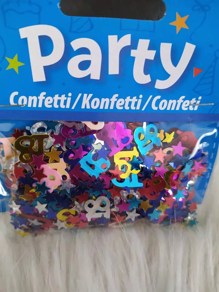 Konfety farebné 18