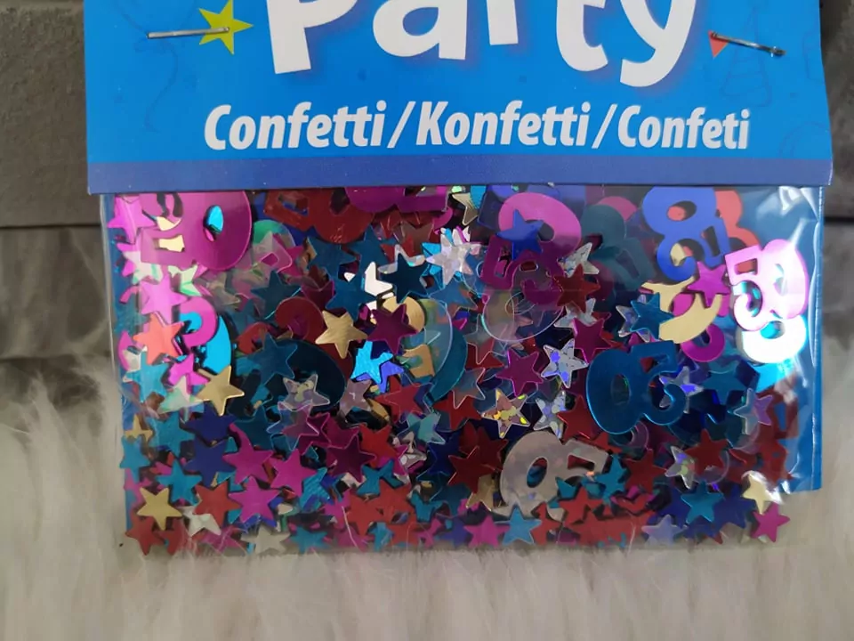 Farebné konfety - 50