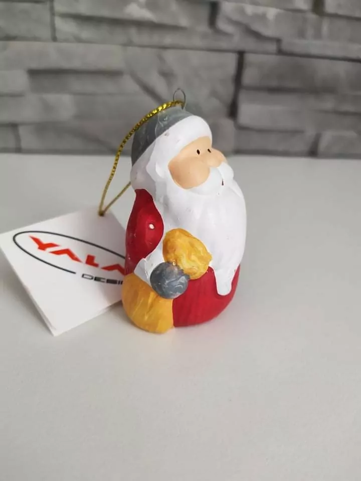 Keramický mini Mikuláš na zavesenie