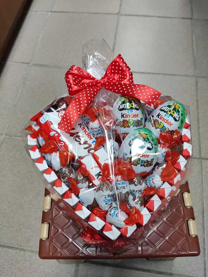 Kinder torta - Srdiečko
