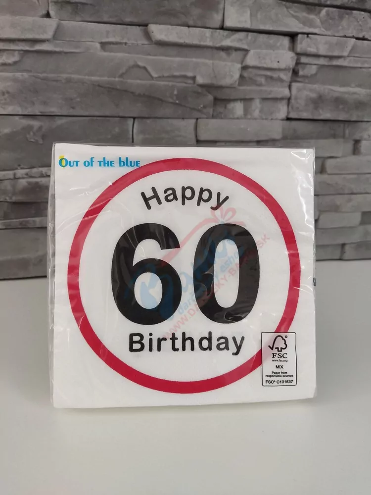 Servítky- HAPPY BIRTHDAY