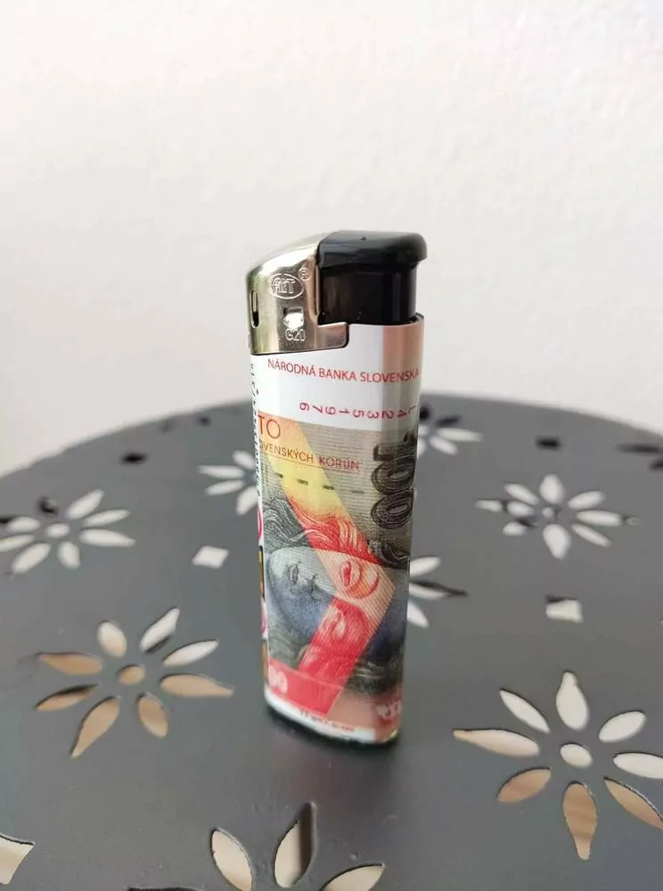 Zapaľovač slovenské koruny