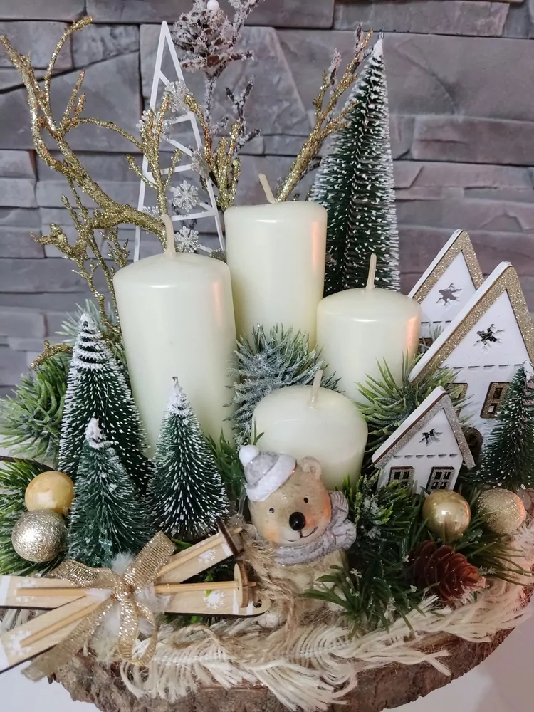 xRozprávkový adventný svietnik