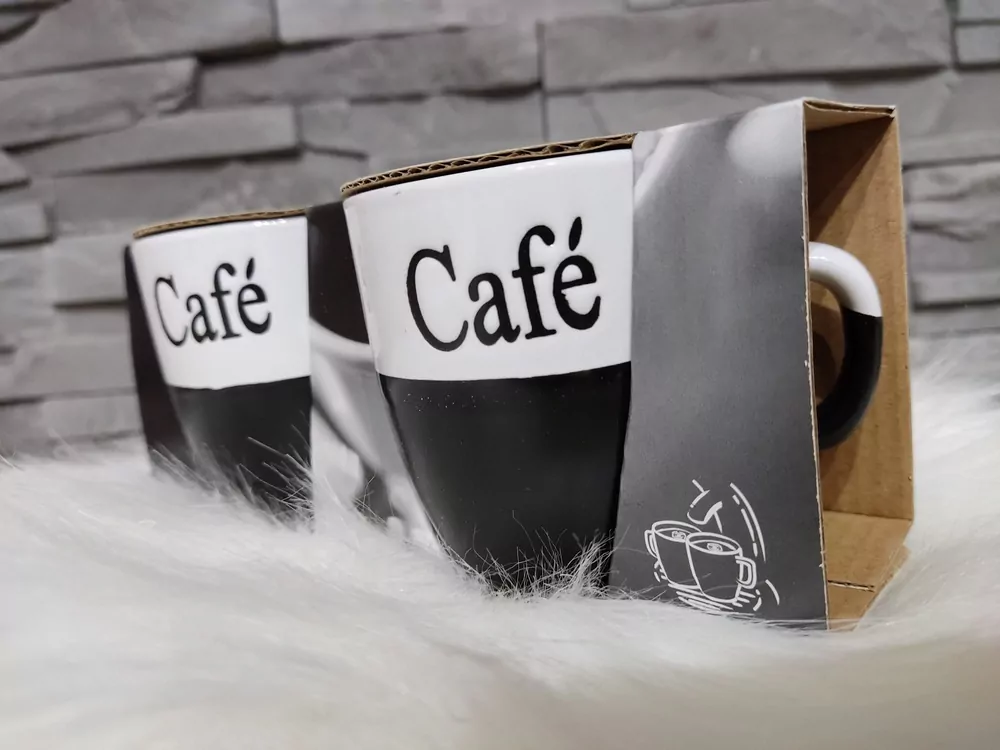 Set dvoch šálok Café - 2druhy