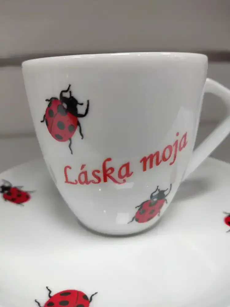 Hrnček s podtáckou - Láska moja
