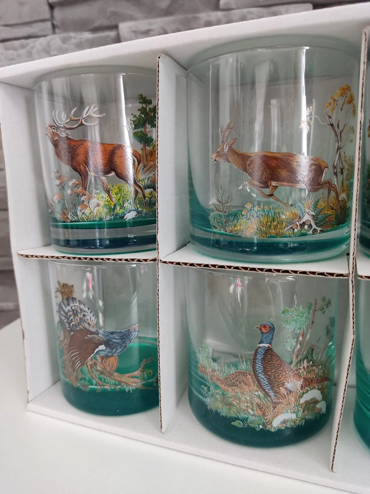 Set pohárov na whisky pre polovníka