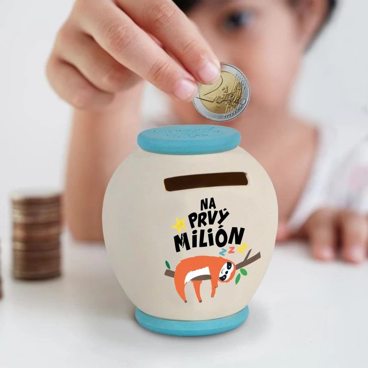 Pokladnička bambusová Na prvý milión