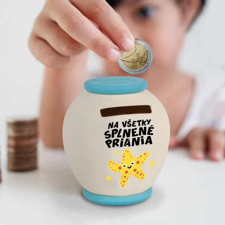 Pokladnička bambusová Na všetky splnené priania