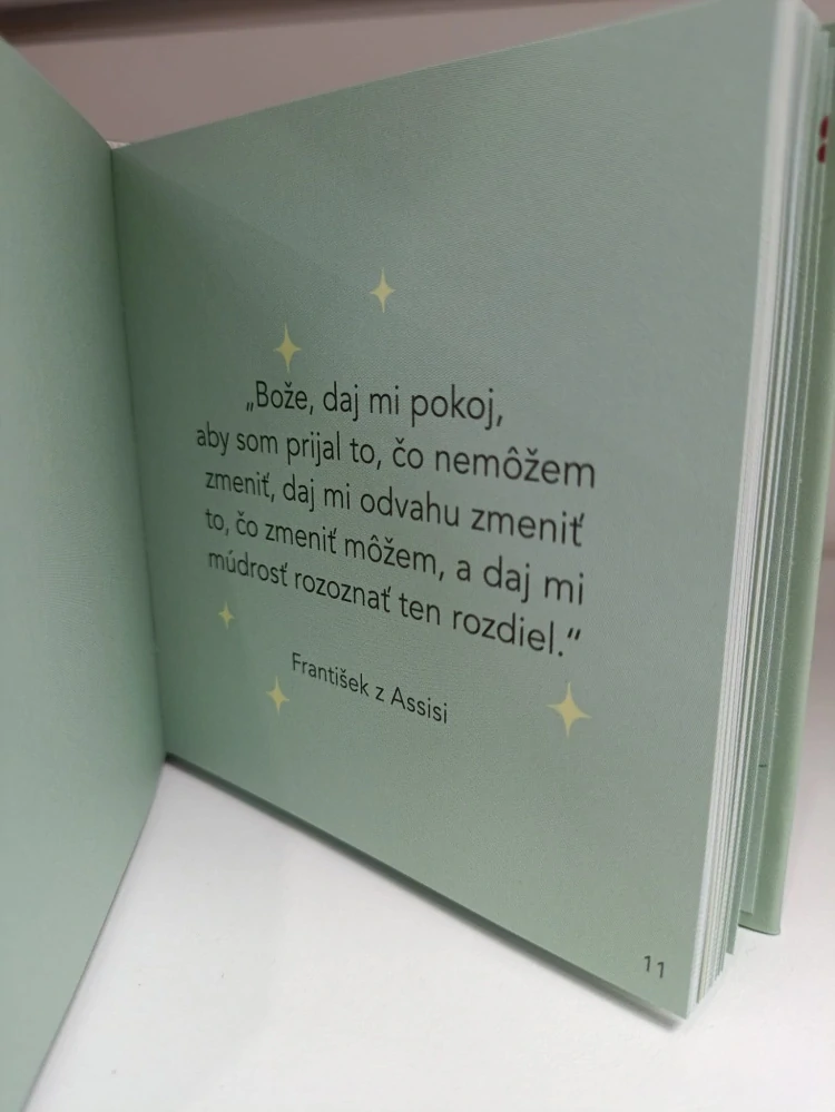 Mini kniha - Pohladenie pre dušu