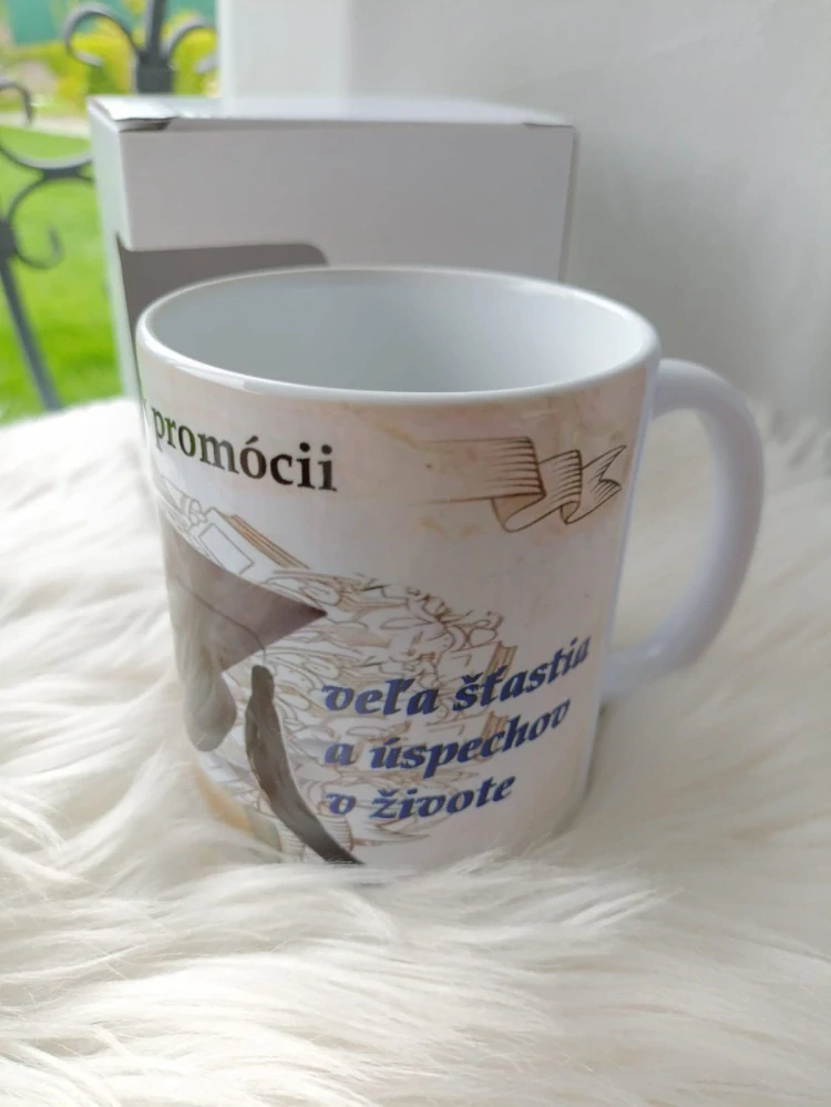 Hrnček na promócie diplom