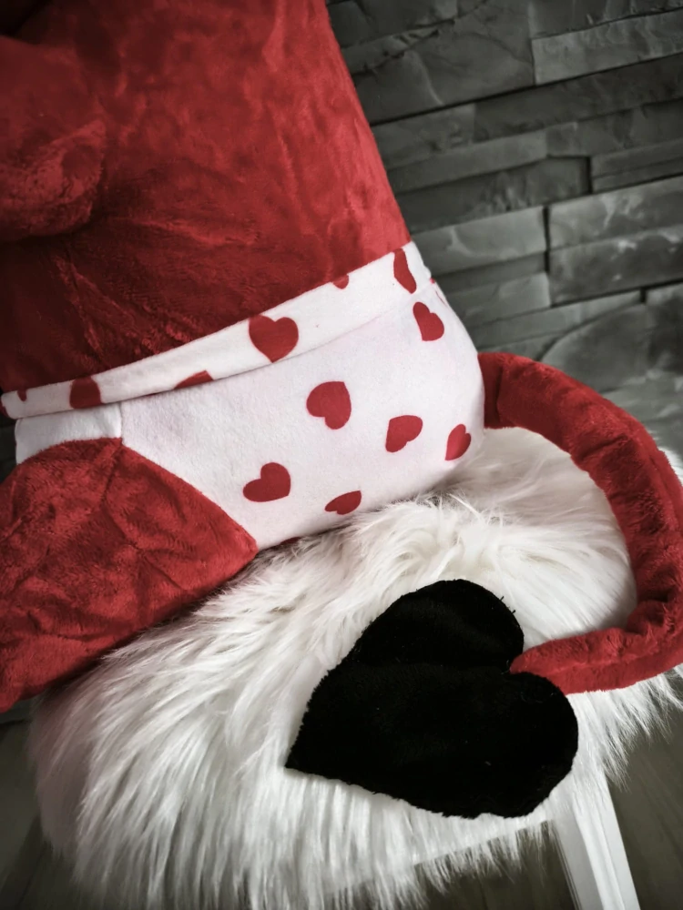 Plyšový čertík so srdiečkom „LOVE“ ❤️😈 45cm