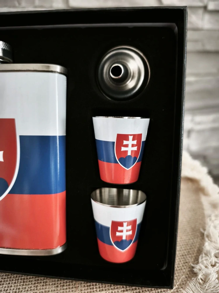 Darčeková sada Ploskačka Slovenský znak