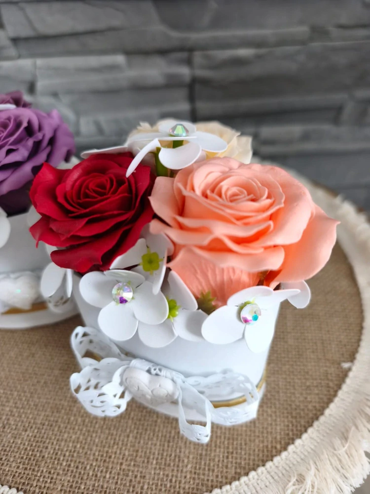 Mydlový box srdiečko 2 druhy