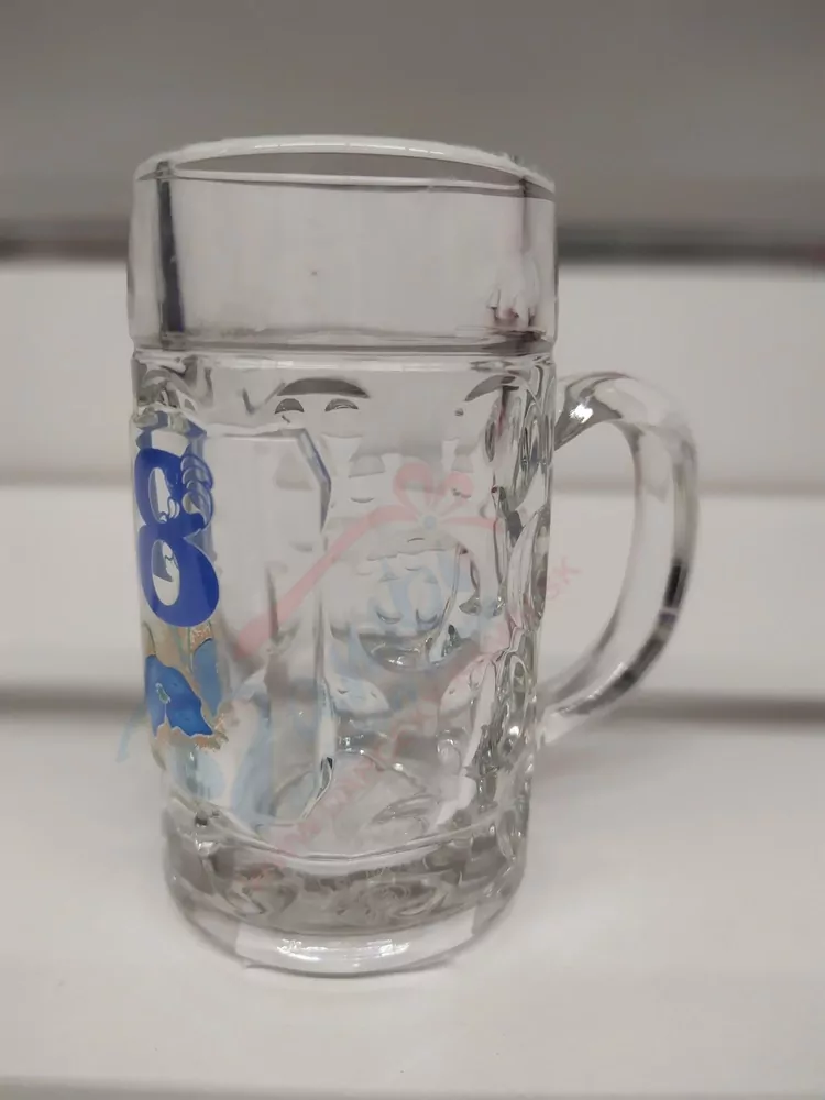 Štamprlík na alkohol k 18 modrý