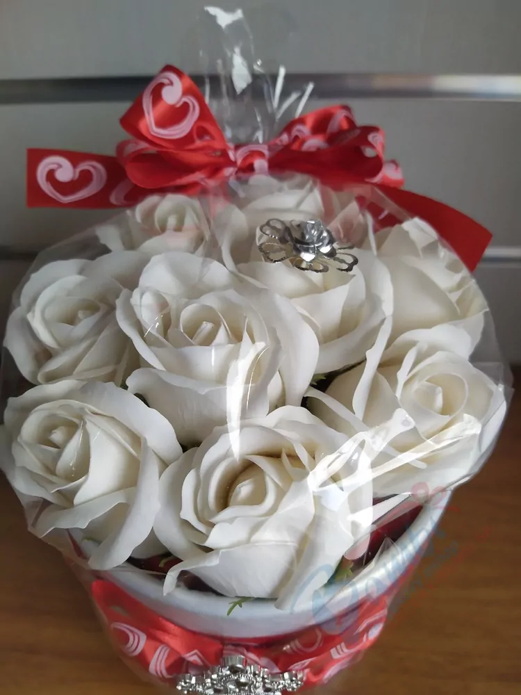 Mydlový flower box White9b