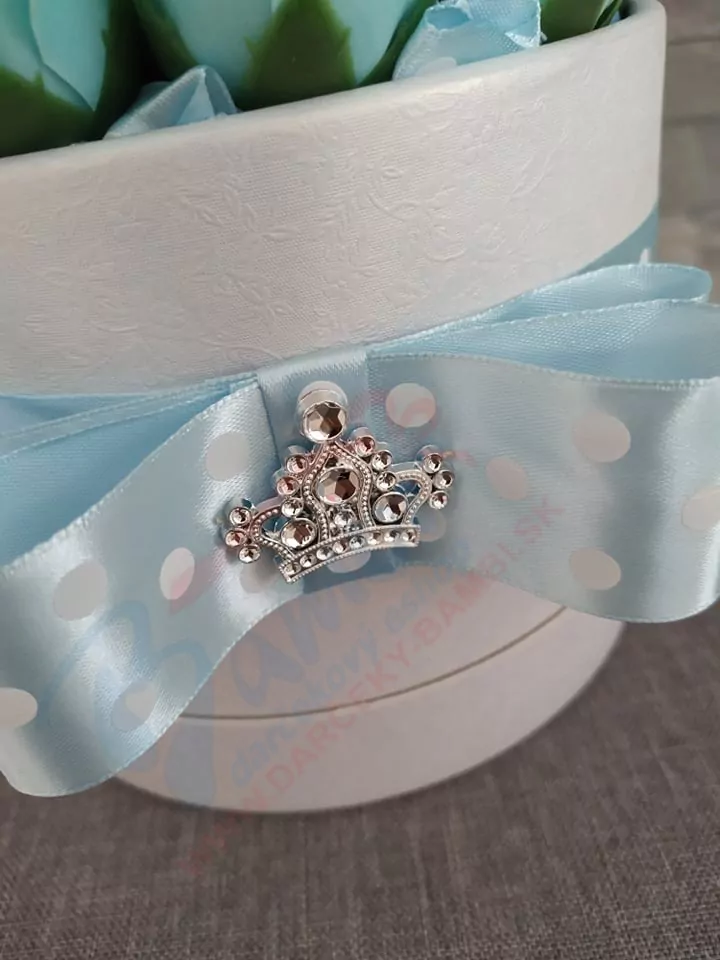 Mydlový box - bledomodrý