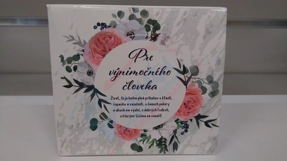 Darčeková sada- čokoláda, sviečka čaj - Pre výnimočného človeka