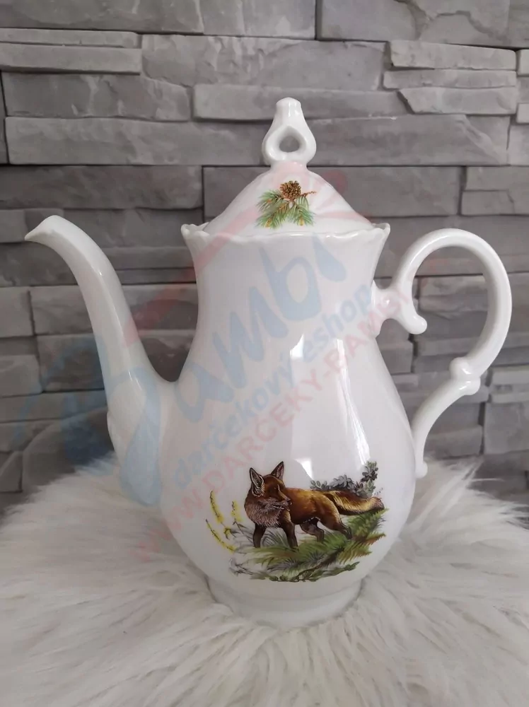 Porcelánová sada pre poľovníka