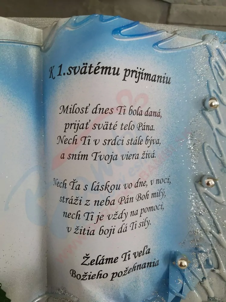 Knižka k 1. sv. prijímaniu-modrá