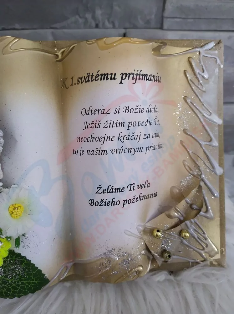 Knižka k 1. sv. prijímaniu-zlatá