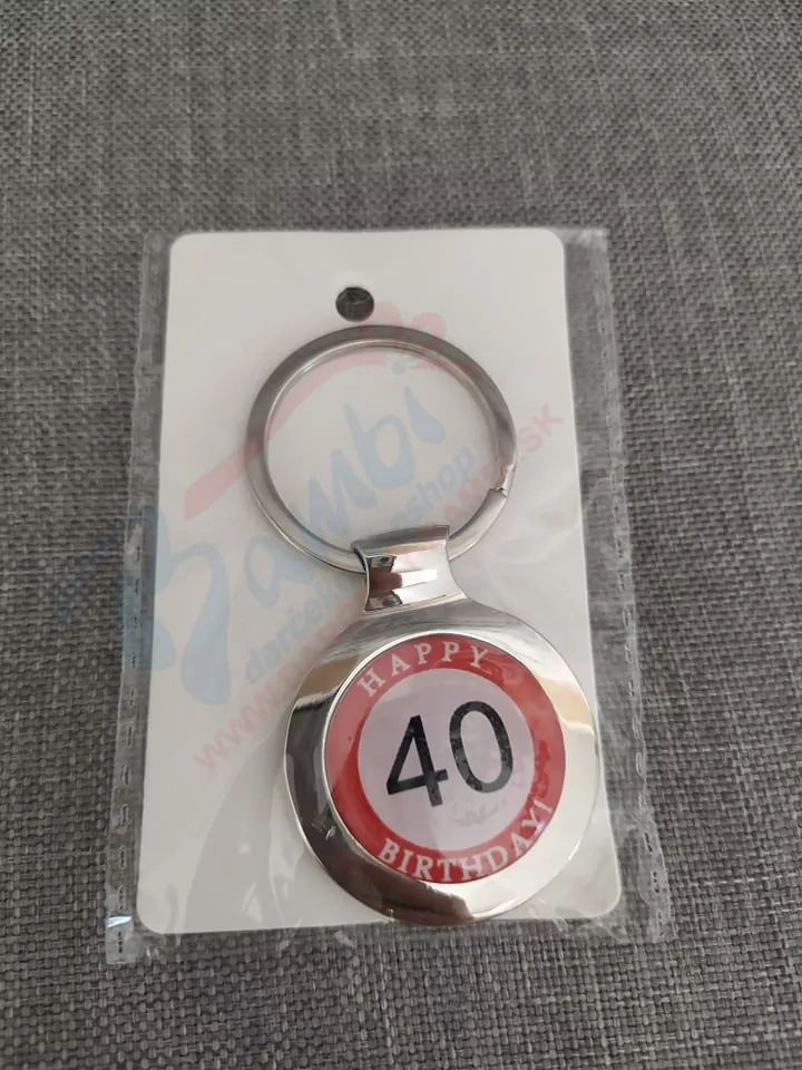 Kľúčenka k jubileu 40