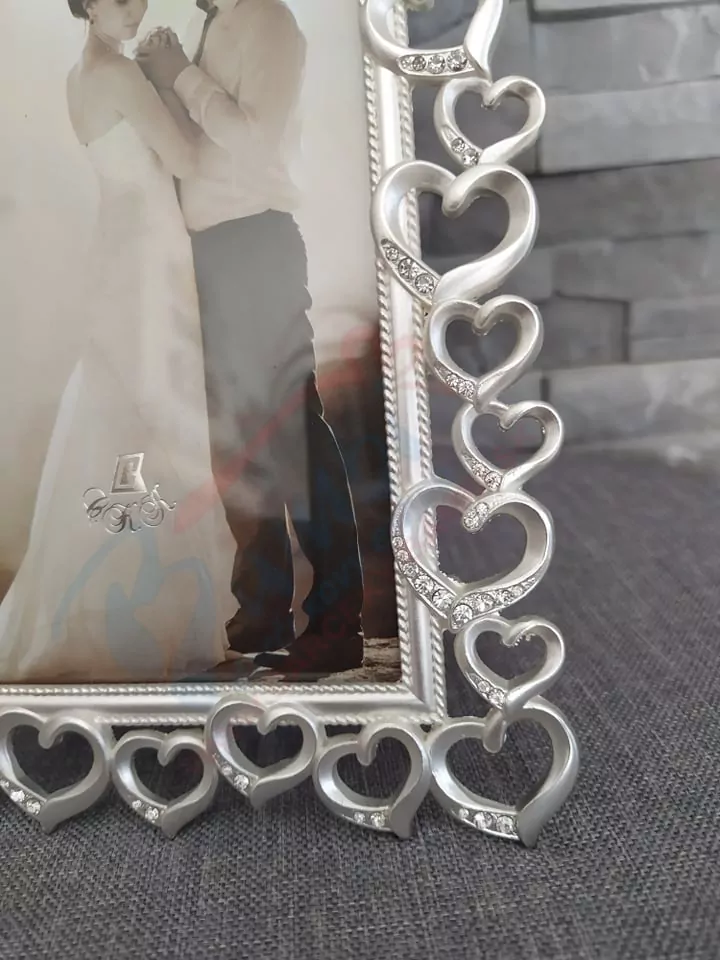 Fotorámik kovový - na svadobnú fotografiu