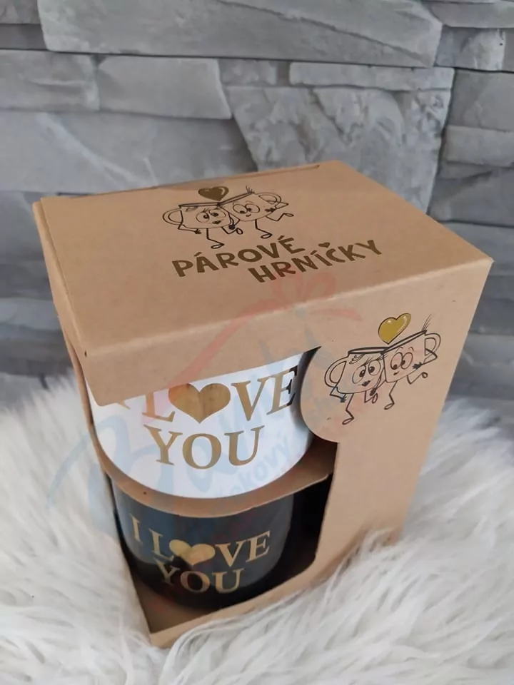 Párové hrnčeky I love you