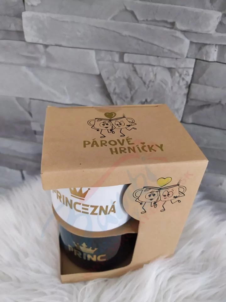 Párové hrnčeky Princ a Princezná