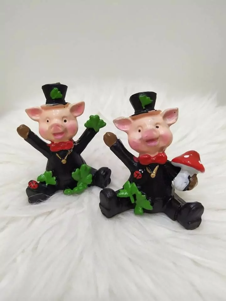 Prasiatko pre šťastie s lienkou