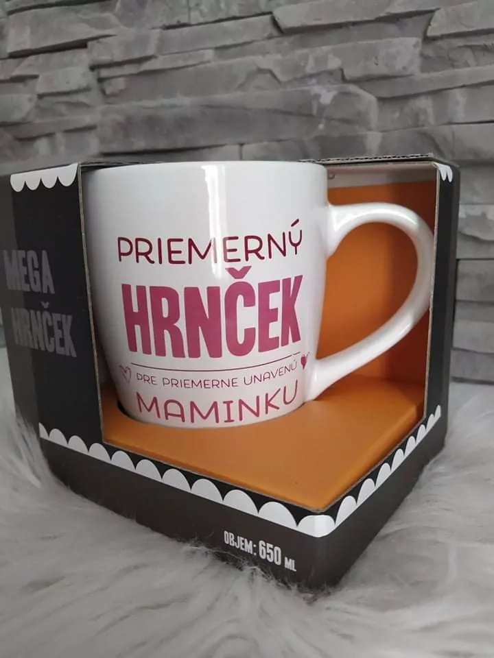 Megahrnček - Priemerný hrnček pre priemerne unavenú maminku