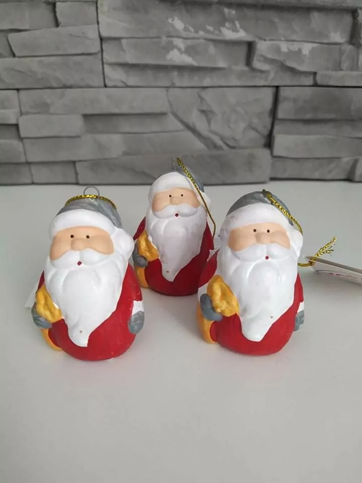 Keramický mini Mikuláš na zavesenie