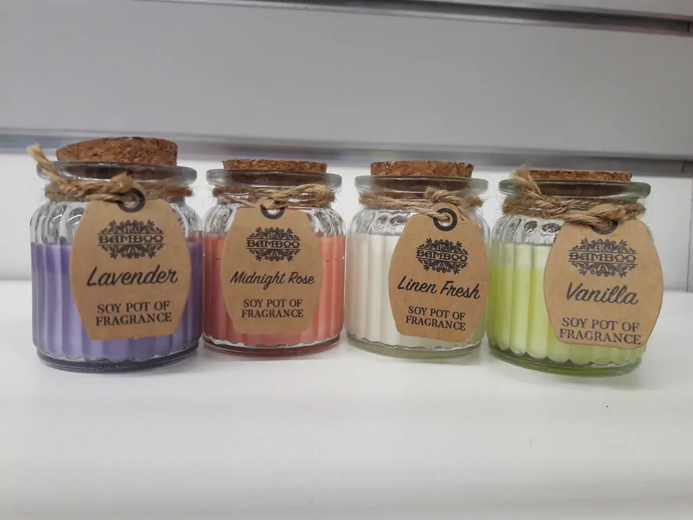 Sviečka s korkovou zátkou - Linen Fresh