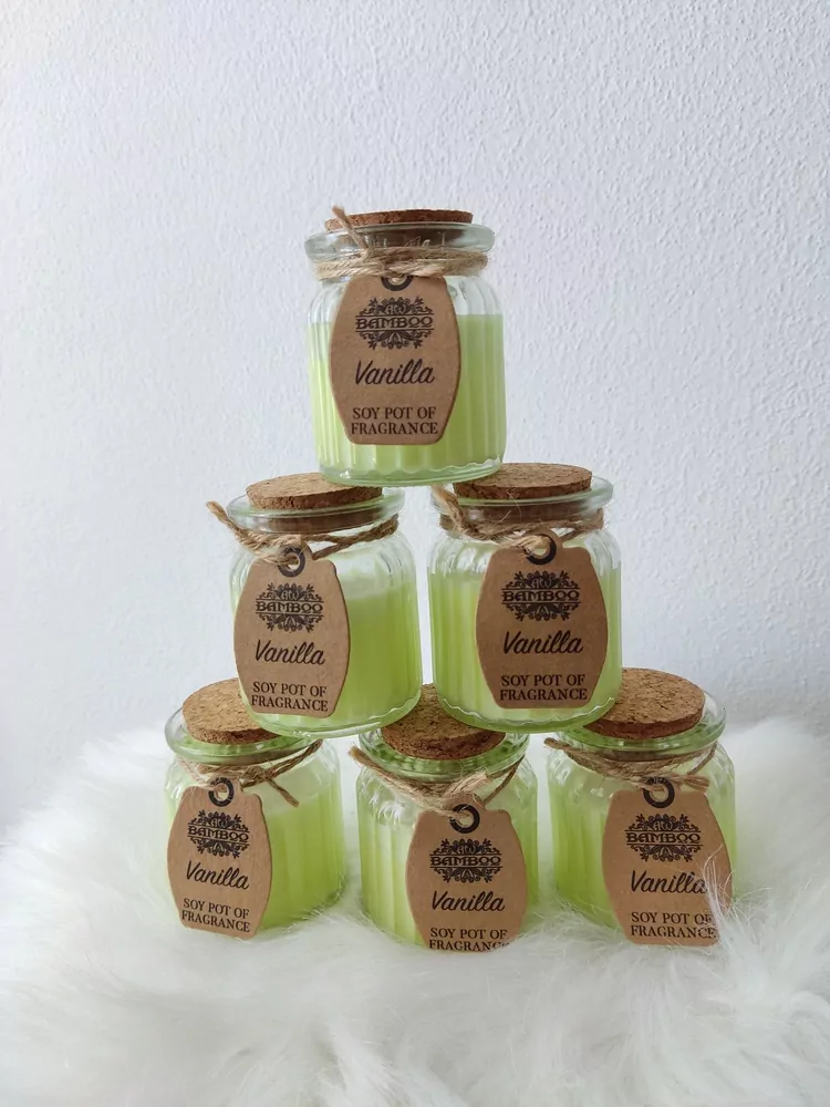 Sviečka s korkovou zátkou - Vanilla