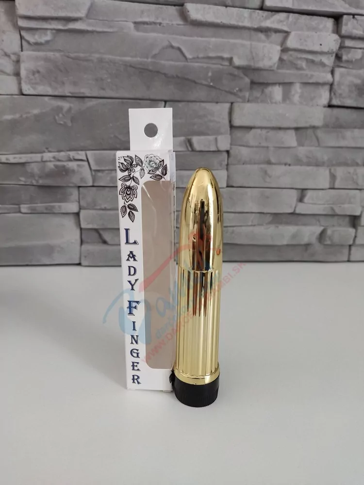MINI VIBRÁTOR- LADY FINGER- ZLATÝ