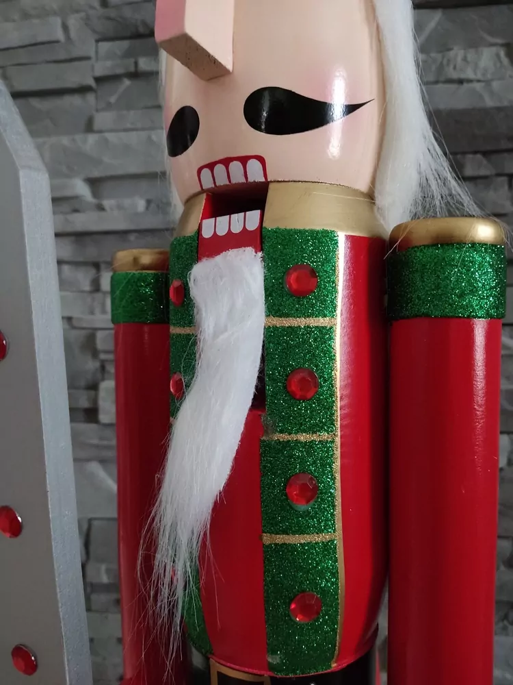 Luskáčik deluxe 106cm červeno - zelený