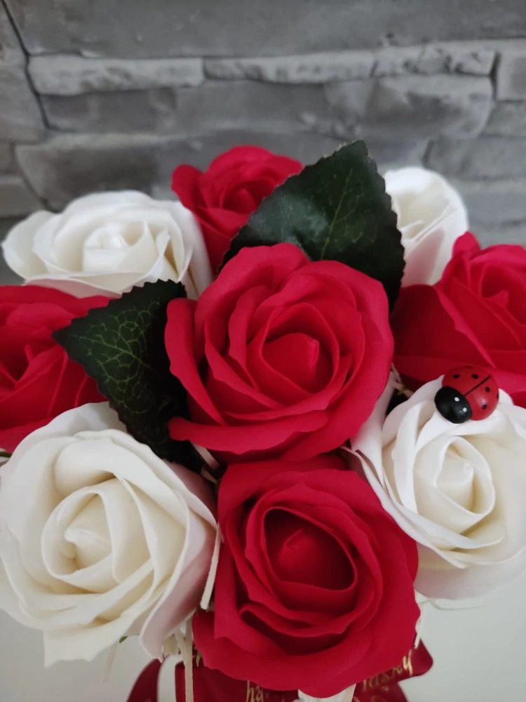 Box s mydovými ružičkami: Z lásky - 3druhy